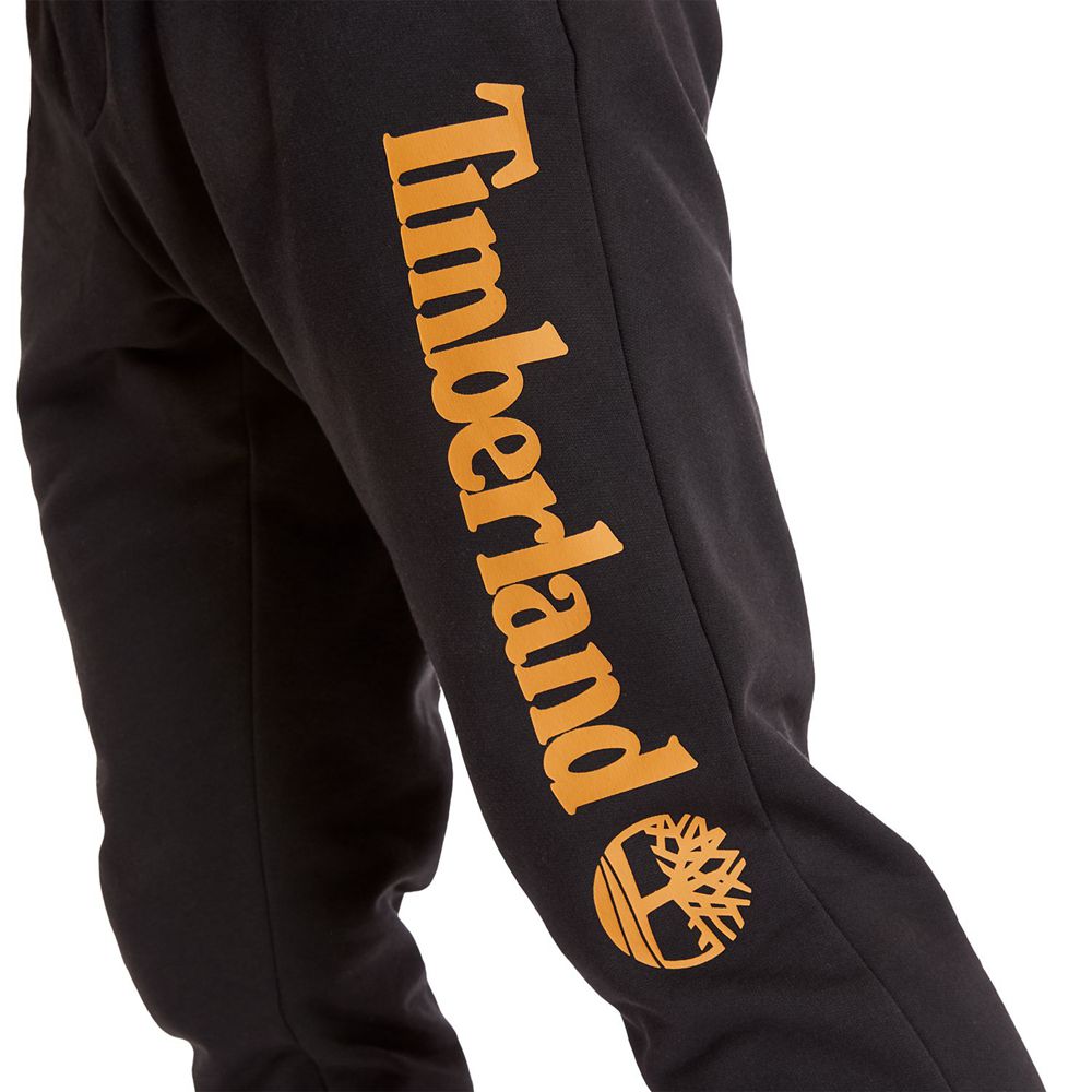 Timberland Παντελονια Ανδρικα Μαυρα - Jogger Sweat - Greece 1937602-CT